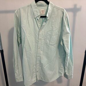 Men's Light Green/Blue Shirt
